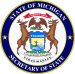 Image of Michigan Secretary of State seal